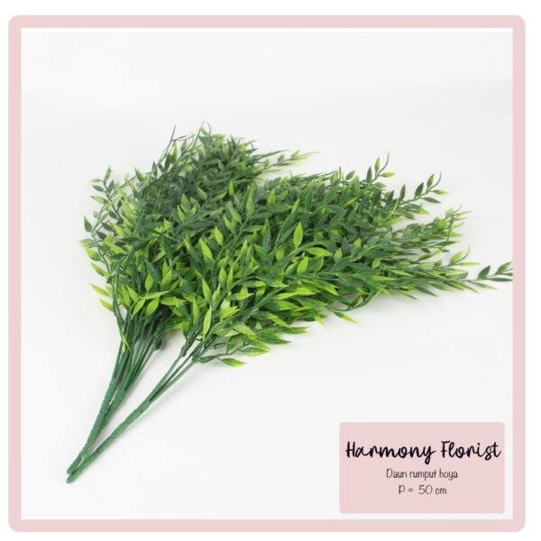 daun plastik dekorasi rumput hoya artificial tanaman