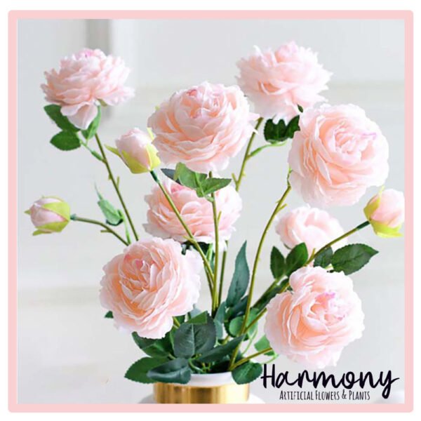 bunga artificial peony mawar verona dekorasi wedding hiasan