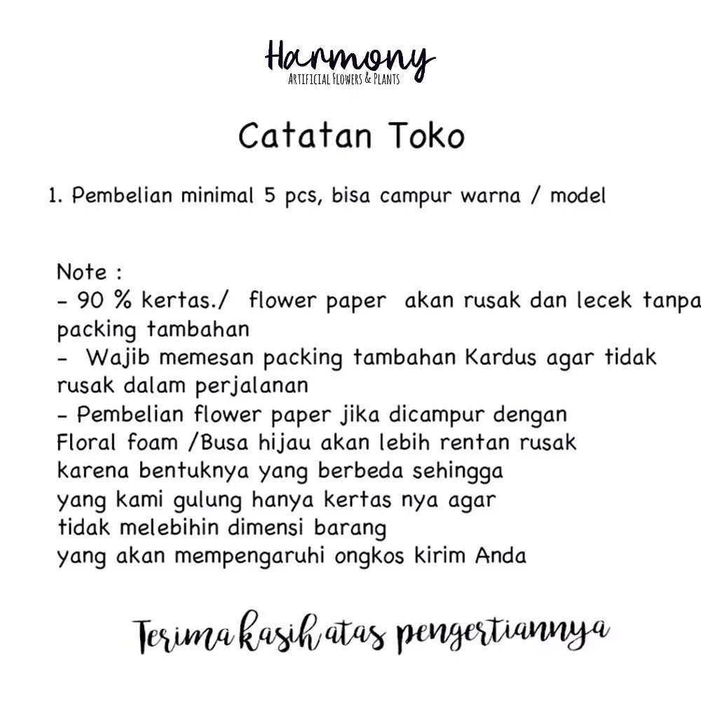 kertas bunga tissue paper flower wrapping buket bunga cellophane hand bouquet - Gambar 2