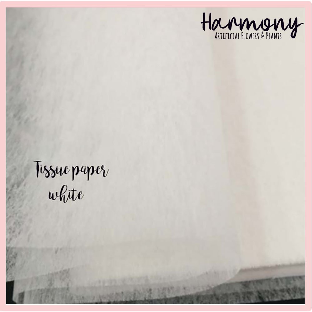 kertas bunga tissue paper flower wrapping buket bunga cellophane hand bouquet - Gambar 4