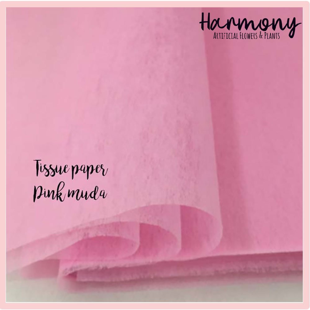 kertas bunga tissue paper flower wrapping buket bunga cellophane hand bouquet - Gambar 5