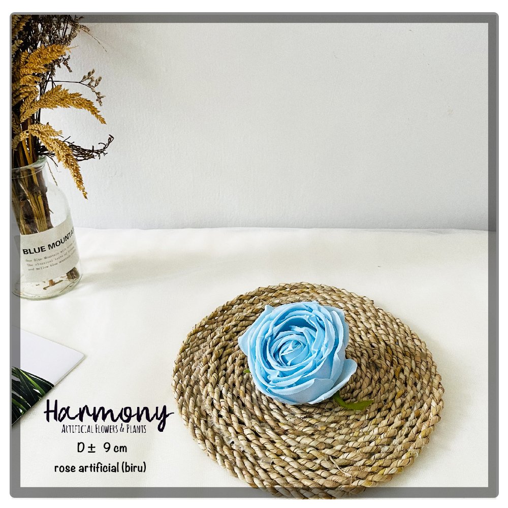 bunga artificial plastik satuan mawar premium tanpa tangkai hiasan cantik dekorasi - Gambar 2